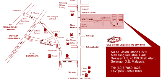 OAS Global Logistics Freight Forwarder Malaysia